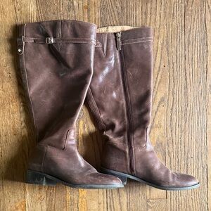Franco Sarto Chocolate Over the Knee Boots